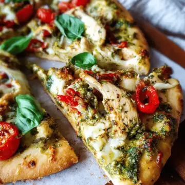 Chicken Pesto Flatbread