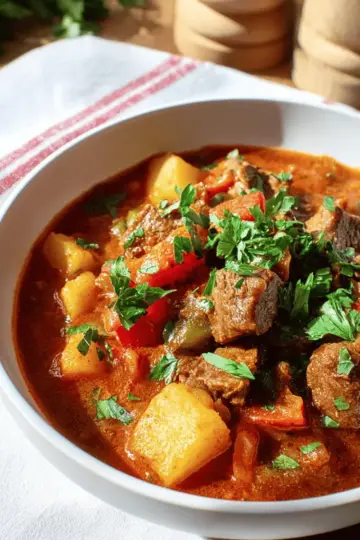 Hungarian Goulash (Gulyás)
