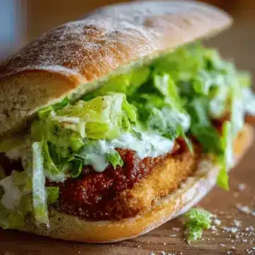 Crispy Chicken Caesar Sandwich