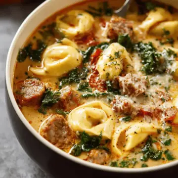Sausage Tortellini Soup