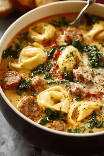 Sausage Tortellini Soup