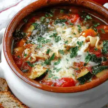 Garden Vegetable Lasagna Soup