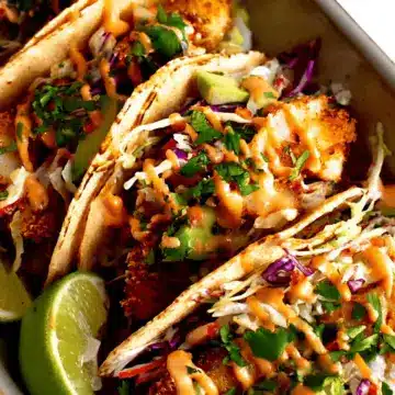 Crispy Baked Fish Tacos