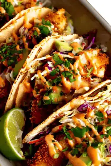 Crispy Baked Fish Tacos