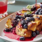 Overnight Blueberry French Toast