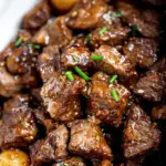 Slow Cooker Garlic Butter Beef Bites