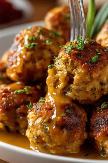 Thanksgiving Stuffing Balls