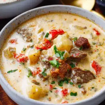 Cheesesteak Potato Soup