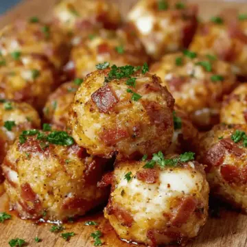 Parmesan Mozzarella Bacon Bites