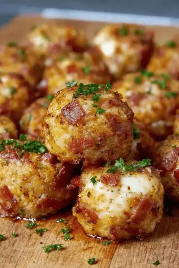 Parmesan Mozzarella Bacon Bites