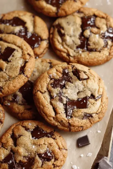 The BEST Chewy Brown Butter Chocolate Chip Cookies