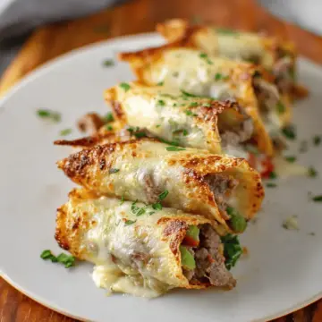 Keto Philly Cheesesteak Roll Ups
