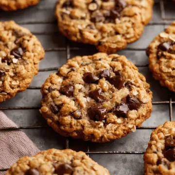 Chewy Oatmeal Chocolate Chip Cookies
