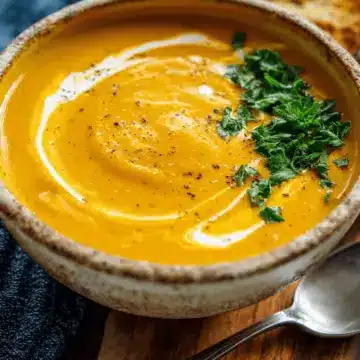 Creamy Roasted Carrot Soup