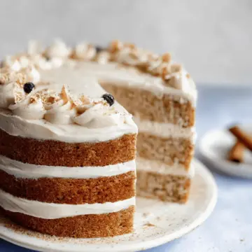 Chai Spice Cake with Cream Cheese Frosting