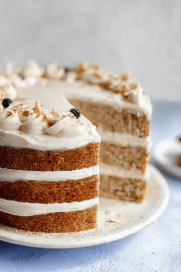 Chai Spice Cake with Cream Cheese Frosting