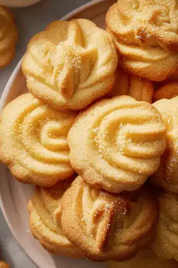 Danish Butter Cookies (Melt in Your Mouth)