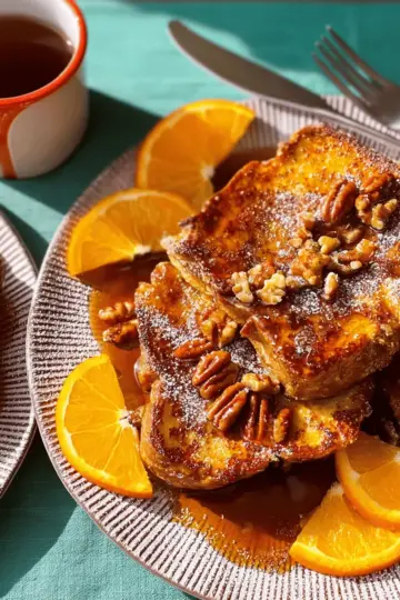 Orange Pecan French Toast