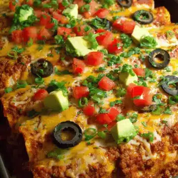 Ground Beef Enchiladas