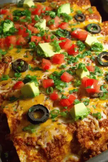 Ground Beef Enchiladas