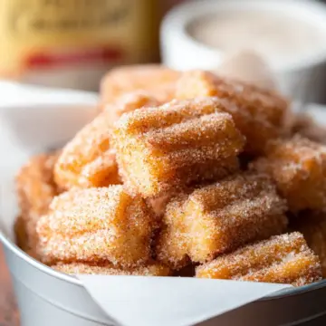 Churro Bites {Air Fryer OR Oven!}