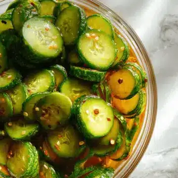 Sweet & Sour Asian Pickled Cucumbers