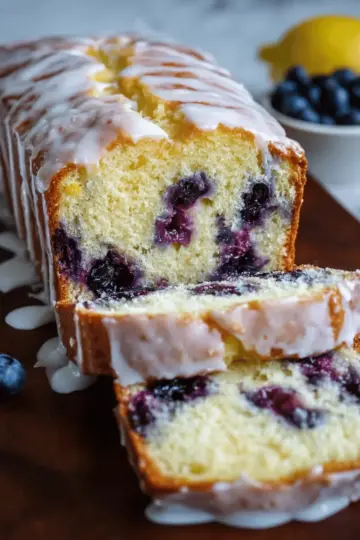 Lemon Blueberry Pound Cake