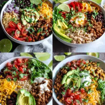 Easy Healthy Taco Rice Bowl