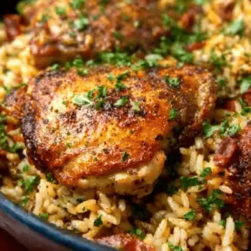 One Pot Chicken and Dirty Rice