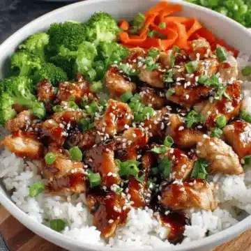 The Best Teriyaki Chicken Rice Bowl