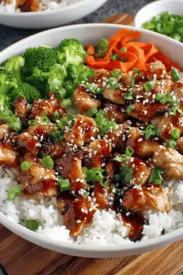 The Best Teriyaki Chicken Rice Bowl