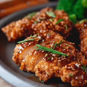 Crunchy Honey Garlic Chicken