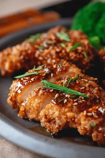 Crunchy Honey Garlic Chicken