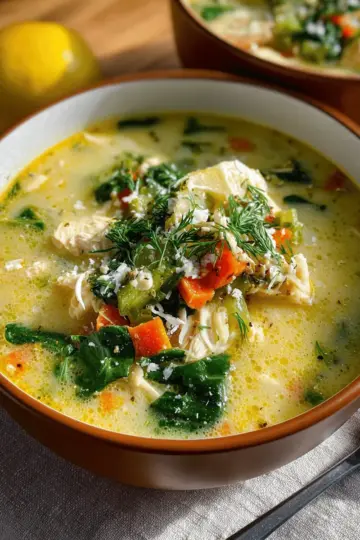 Greek Lemon Chicken Soup