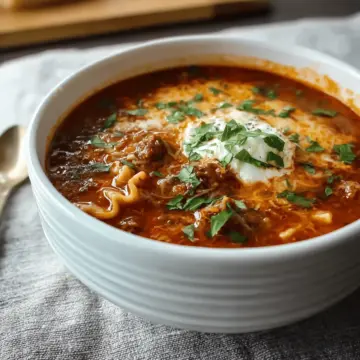 Real Lasagna Soup