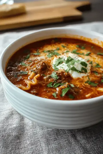 Real Lasagna Soup