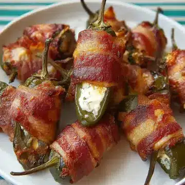 Bacon-Wrapped Jalapeño Poppers