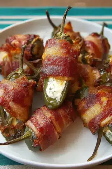 Bacon-Wrapped Jalapeño Poppers
