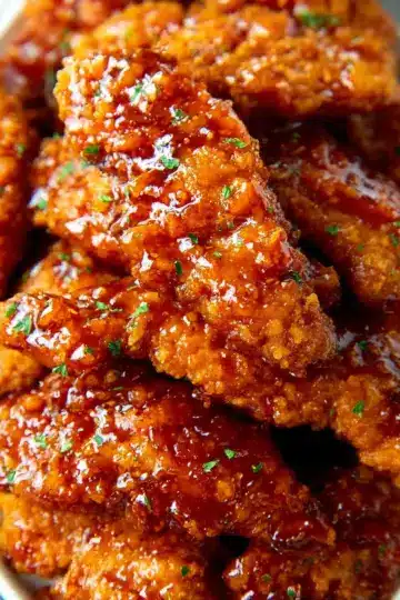 Easy Sticky Chicken Tenders