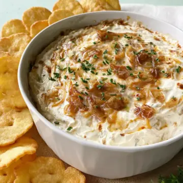 French Onion Dip From Scratch