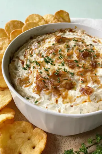 French Onion Dip From Scratch
