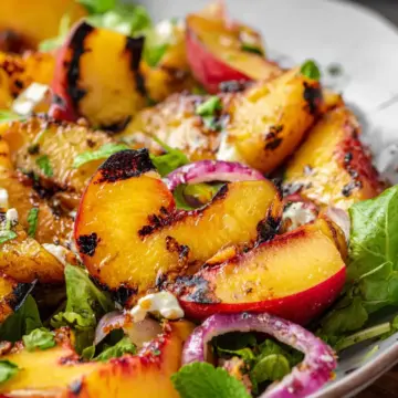 Grilled Peach Salad