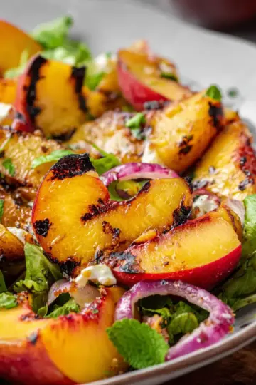 Grilled Peach Salad