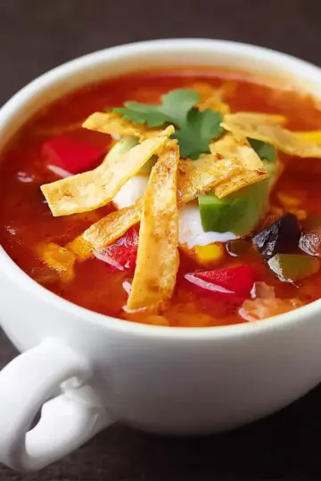 Vegetarian Tortilla Soup