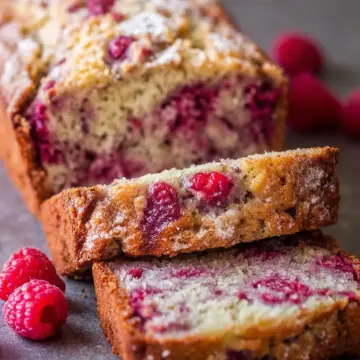The Best Raspberry Bread