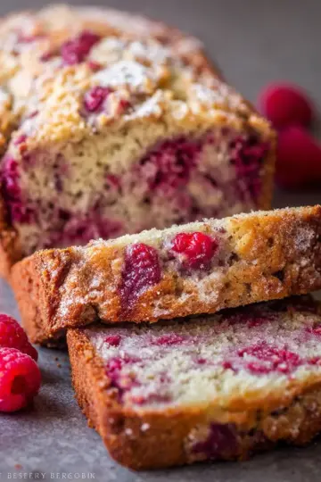 The Best Raspberry Bread