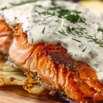 Salmon with Creamy Dill Sauce