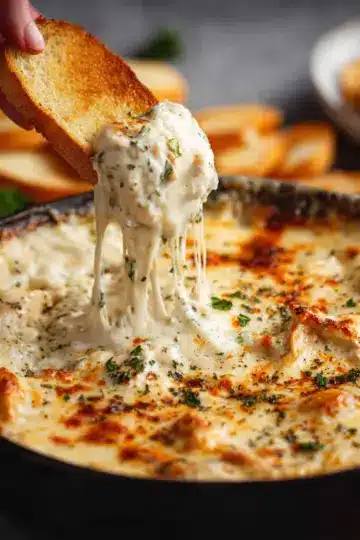 Creamy Chicken Alfredo Dip
