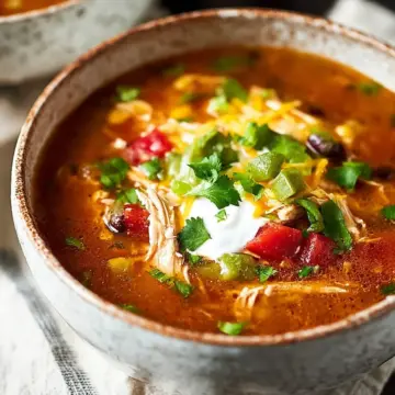 Chicken Enchilada Soup (Slow Cooker and Instant Pot)