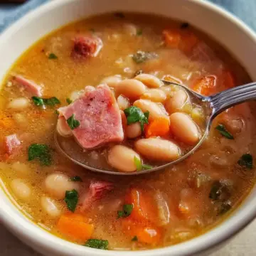 Basic Ham and Bean Soup